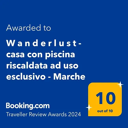 W A N D E R L U S T - Casa Con Piscina Riscaldata Ad Uso Esclusivo - Marche Rustico